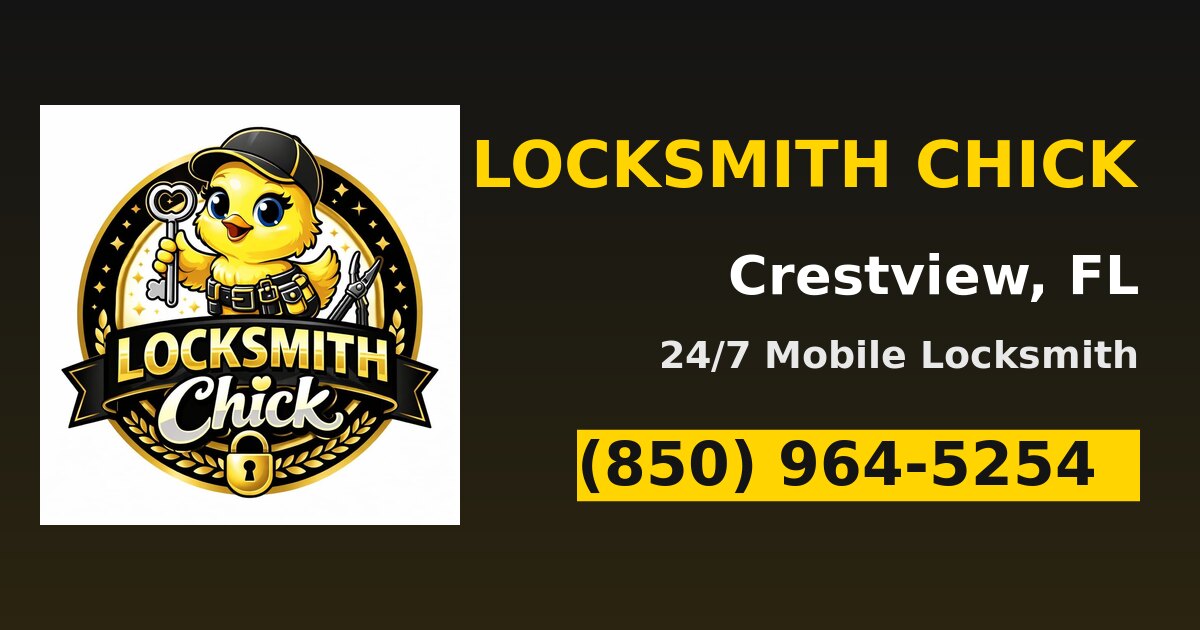 Locksmith Chick — 24/7 locksmith in Crestview, FL — call (850) 964-5254