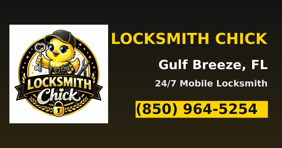 Locksmith Chick — 24/7 locksmith in Gulf Breeze, FL — call (850) 964-5254